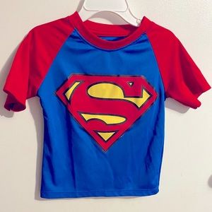 Superman rash guard